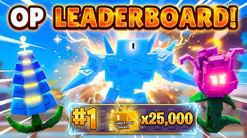 Can Our OP TEAM TOP LEADERBOARDS In Garden Tower Defense?!