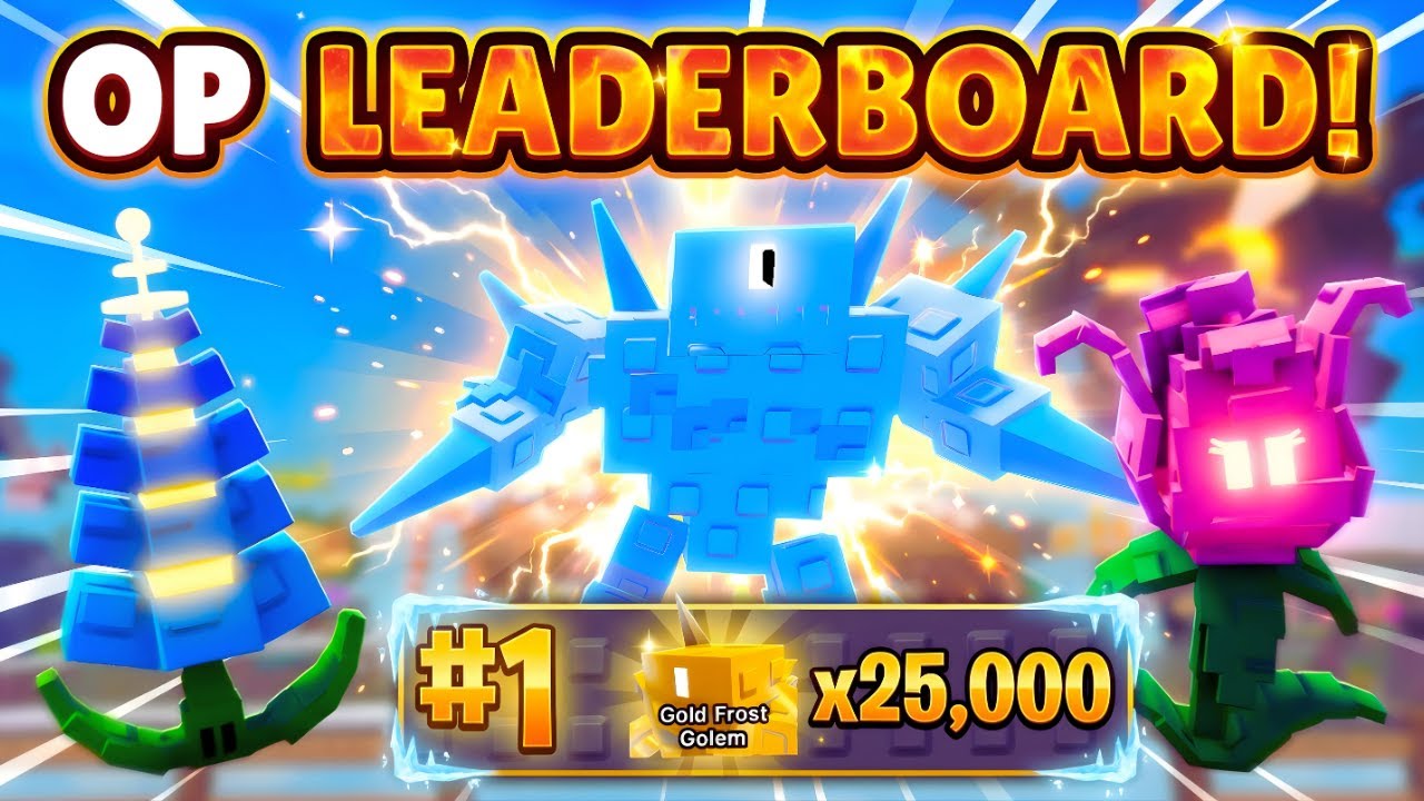 Can Our OP TEAM TOP LEADERBOARDS In Garden Tower Defense?!