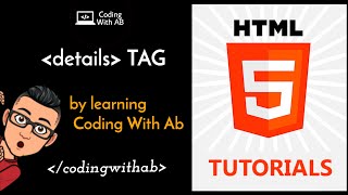 Details tag and summary tag - html 5 | tutorial in hindi | Coding With AB