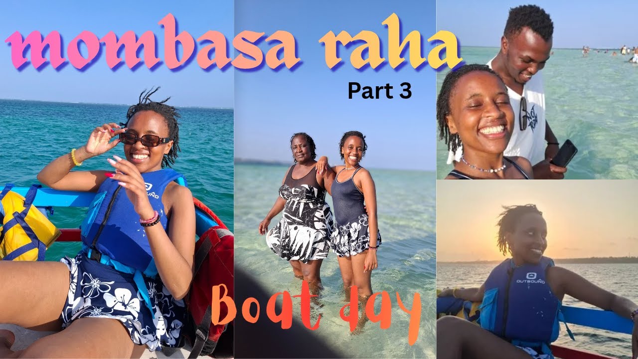 Boat Day & Beach Vlog, snorkeling  🌊🚤 | Soft Life at the Kenyan Coast 🇰🇪