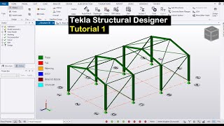 Tekla Structural Designer Tutorial 1 screenshot 5