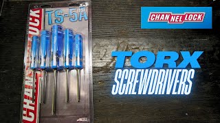 CHANNELLOCK 5-Piece Professional Torx Screwdriver Set (TS-5A)  Tool Review