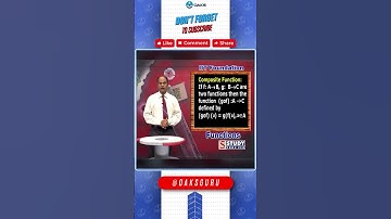 Function || Composition Functions || Class X #oaks