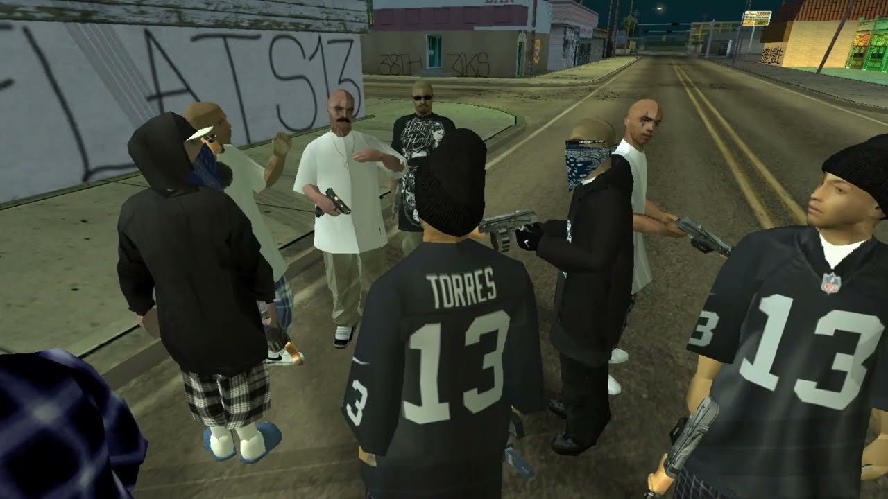 MEXICAN GANGS REAL LIFE ON GTA SAN ANDREAS