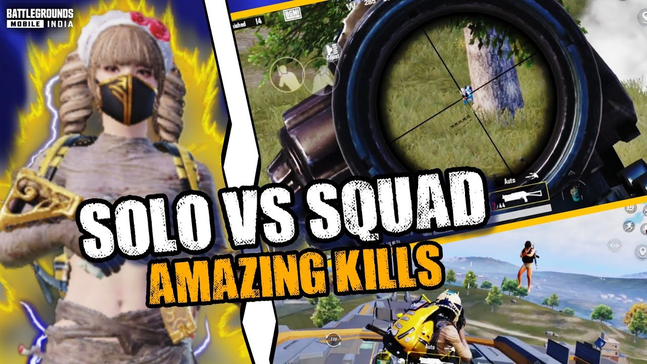 EPIC SOLO VS SQUAD KILLS CLIPS BGMI 3.2 UPDATE 💥 | BGMI 1V4 MONTAGE ...