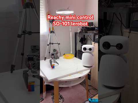 Reachy mini control So101 lerobot arm.