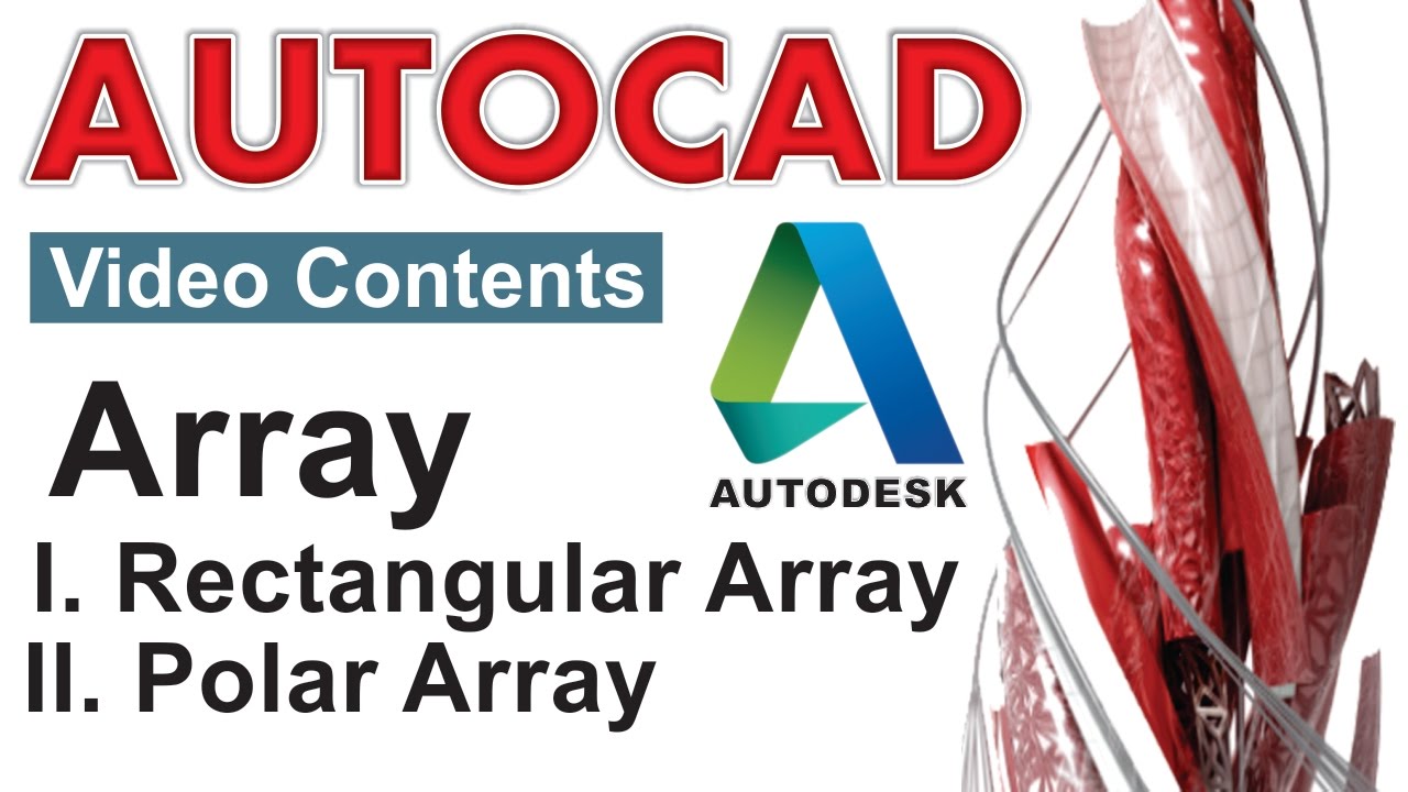 Autocad training in urdu II hindi II Class 5 step by step II Array II ...