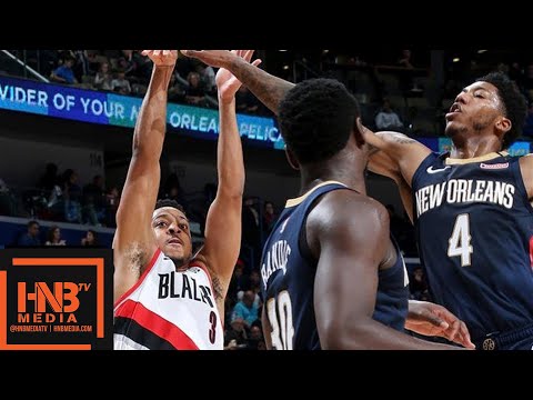 Portland Trail Blazers vs New Orleans Pelicans Full Game Highlights | March 15, 2018-19 NBA Season