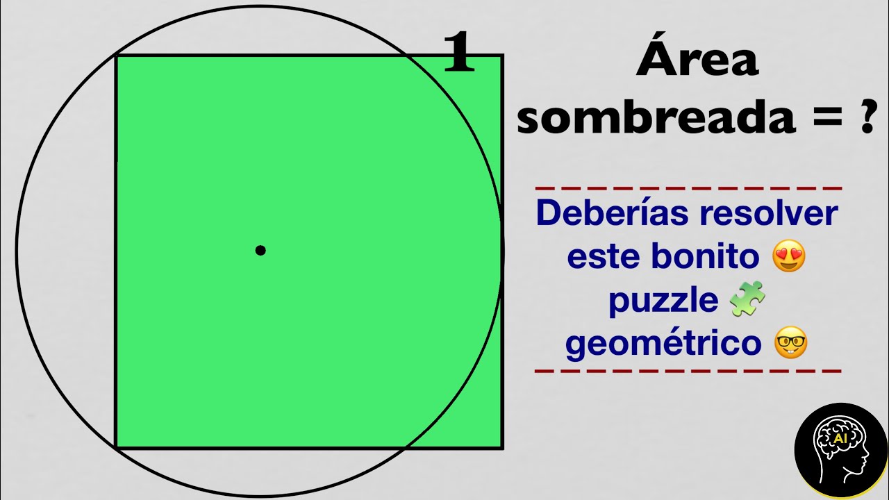 ¿Puedes resolver este bonito puzzle geométrico? | 🧩✏🤓