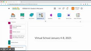 Using D2L Content Tab