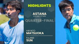 Hayato Matsuoka vs Fajing Sun Highlights Astana 2026 Quarter-final