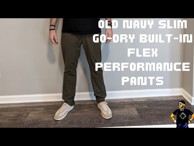Old Navy - Slim Go-Dry Built-In Flex Performance Pants Review 