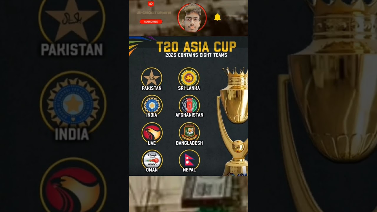 T20 Asia Cup 2025 Contains Eight Teams |