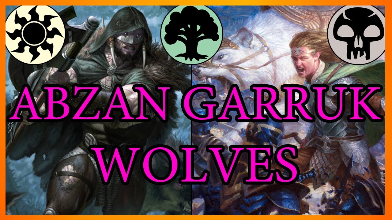 Abzan Garruk Wolves Standard Deck Guide!! Theros Beyond Death Standard ...