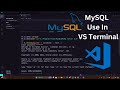 Using Mysql Server in VS Terminal | Run Mysql Server in Vs Terminal