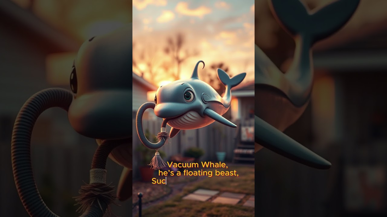 Vacuum Whale: The Cleaning Behemoth Who Eats Your Mess (Literally)