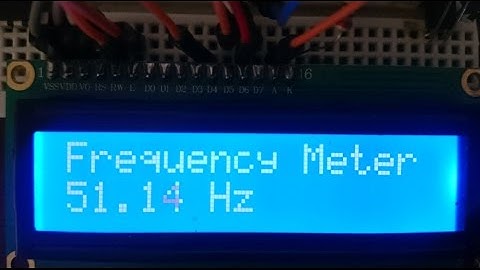 AC 220v frequency meter / counter using arduino (with code)