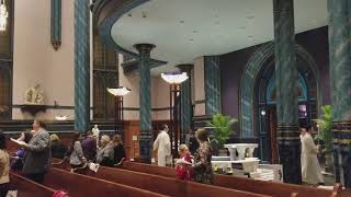 St. Francis Xavier Catholic Church Easter Vigil 2018 Closing Hymn (Jesus Christ is Risen Today)