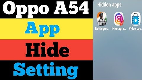 How To Hide App On Oppo A54 || Oppo A54 App Hide कैसे करे || By Tech Akhilesh