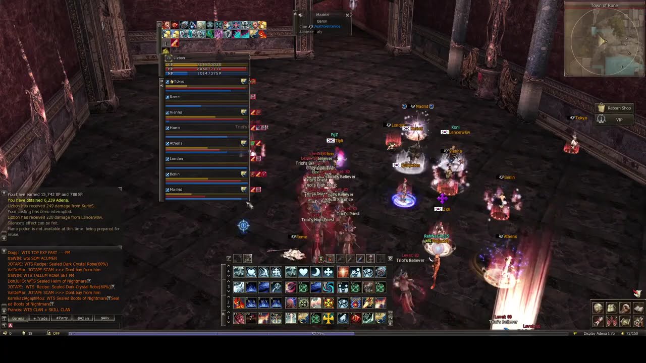 🖕🏽L2 Reborn 10x -  Full Pvp - RememberMe Cp🖕🏽