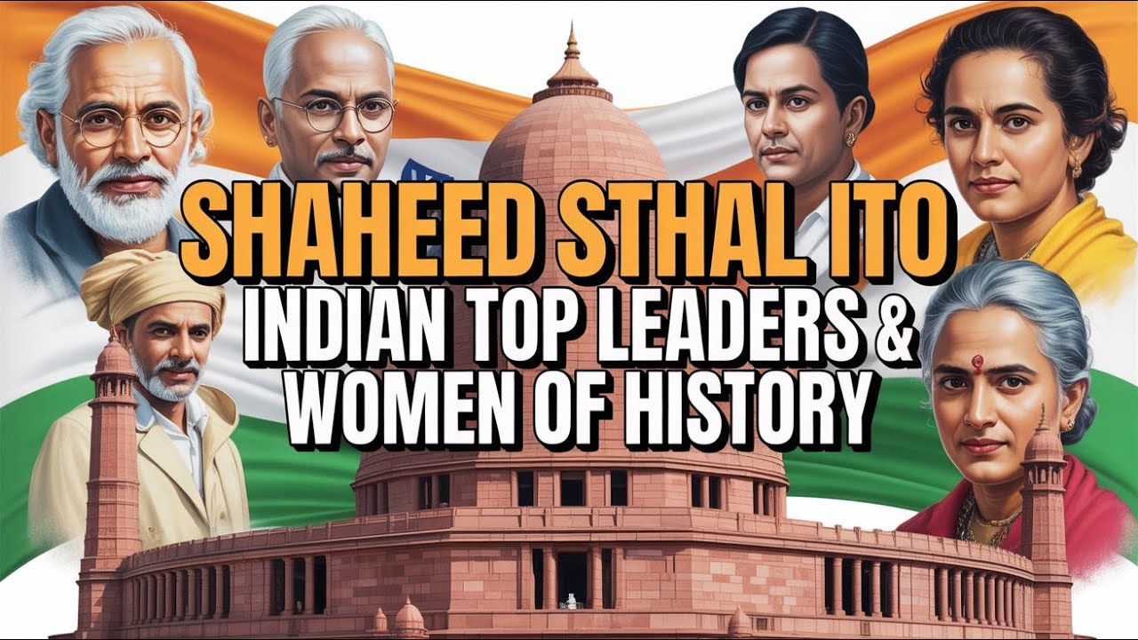 Shaheed Sthal ITO New Delhi - Indian Top Leaders and Woman of History | TravelByDil
