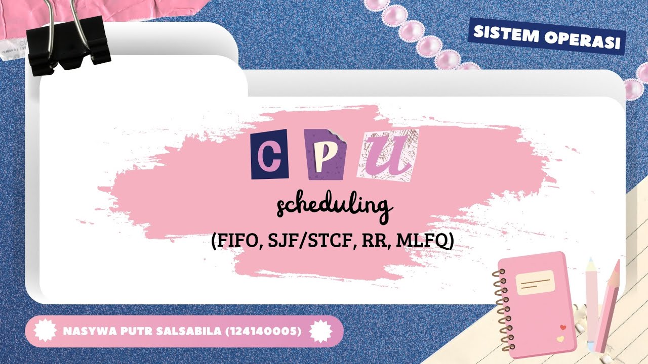 CPU Scheduling FIFO, SJF, STCF, Round Robin, dan Desain MLFQ(Tugas Sistem Operasi)–SO RE ITERA 2026
