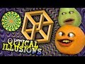 Annoying Orange - React to CRAZY OPTICAL ILLUSIONS!