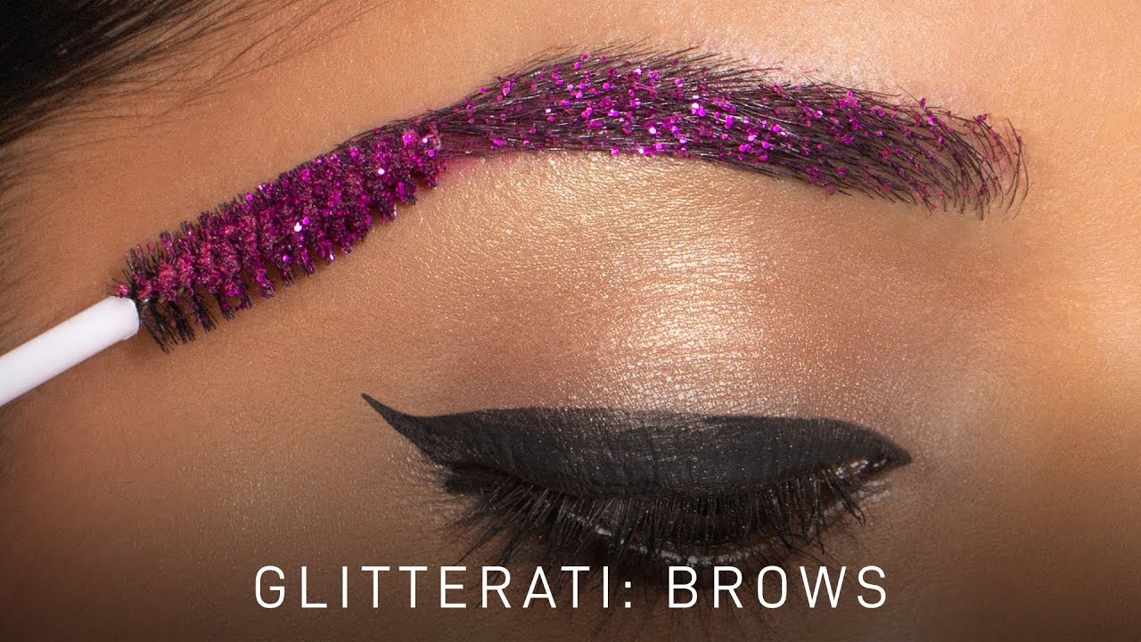 Glitter Eyebrows Glitter Eyebrow Tutorial Eyebrow Hacks Glitter