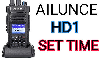 Ailunce HD1 - Set Time , Select VFO or Memory Mode & Digital  or Analogue 