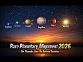 Rare 2026 Planetary Alignment Before Sunrise 🌌