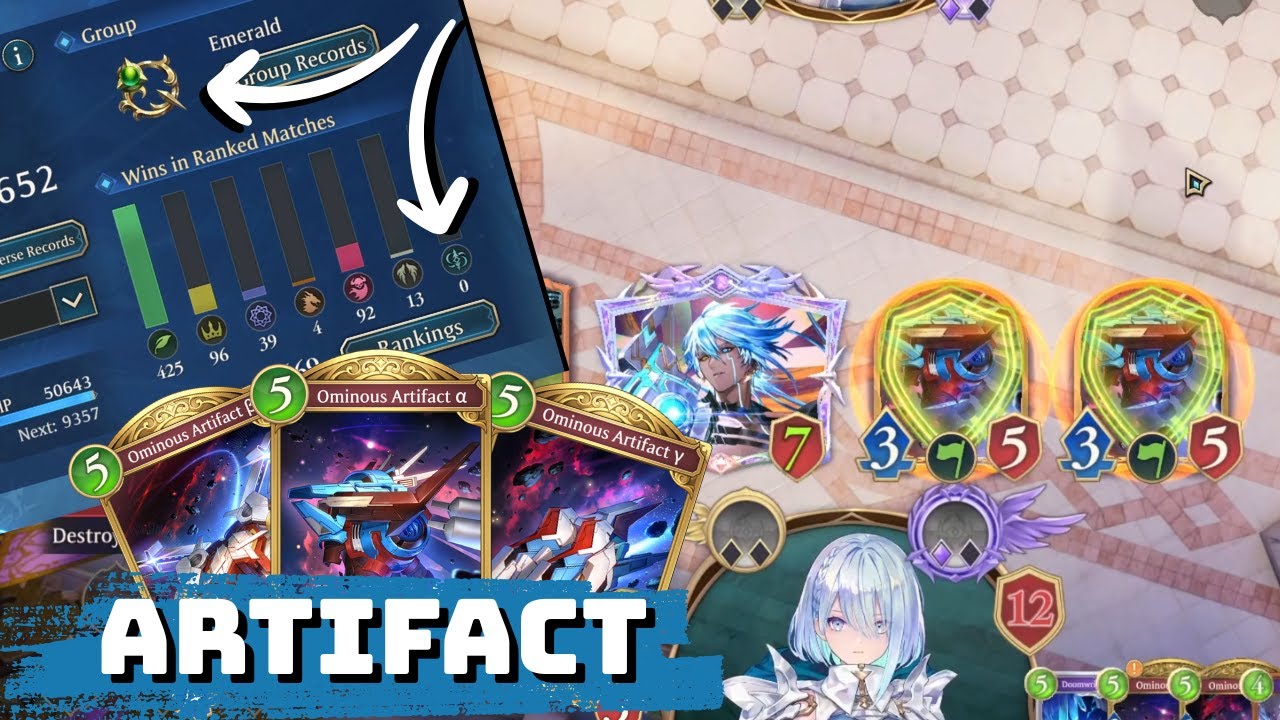 【Shadowverse Worlds Beyond】 Playing Artifact Portal from Emerald to Diamond Group!