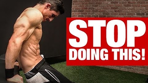 Stop Doing Bench Dips Like This!