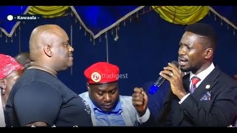 #Bobiwine meets long-time OB DR. Mondo Mugisha as the late Pastor Yiga is buried #Extradigestshow