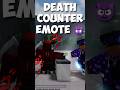 I TROLLED My FRIEND With a DEATH COUNTER EMOTE... 😈 #roblox #thestrongestbattlegrounds #shorts