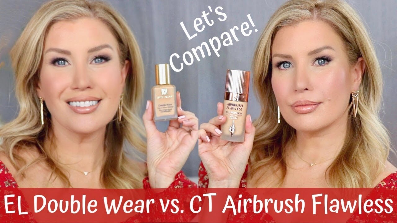 Estee Lauder Double Wear Vs NEW Charlotte Tilbury Airbrush Flawless estee-lauder-double-wear-vs-new-charlotte-tilbury-airbrush-flawless