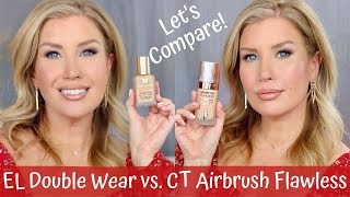 Estee Lauder Double Wear vs. NEW Charlotte Tilbury Airbrush Flawless | Risa Does Makeup