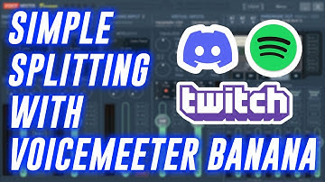 Split Spotify & Discord from Game Audio (Voicemeeter Banana) - For Twitch VOD Track, OBS Recordings