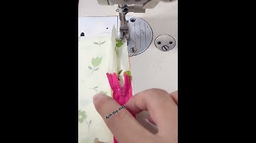 cách may túi sườn có khóa ,siêu nhanh /Anh thợ may #shorts 07