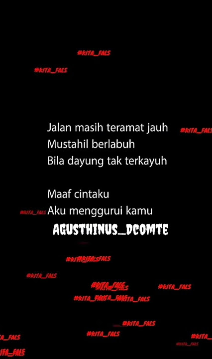 Story wa iwan fals (Maaf Cintaku)
