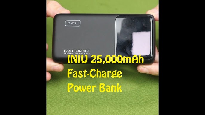 INIU Portable Charger, 65W Fast Charging Power Bank 25000mAh for Laptops  etc