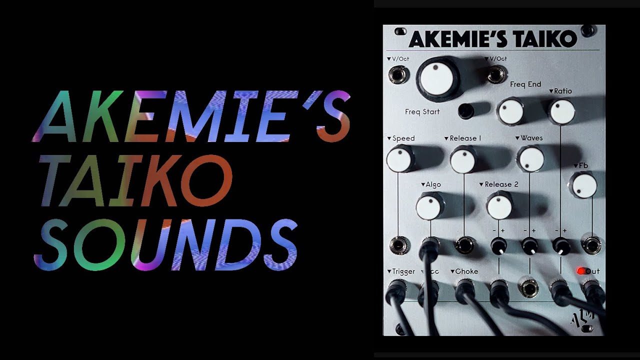 同時購入 ALM Busy Akemie´s Taiko モジュラーシンセ ユーロ