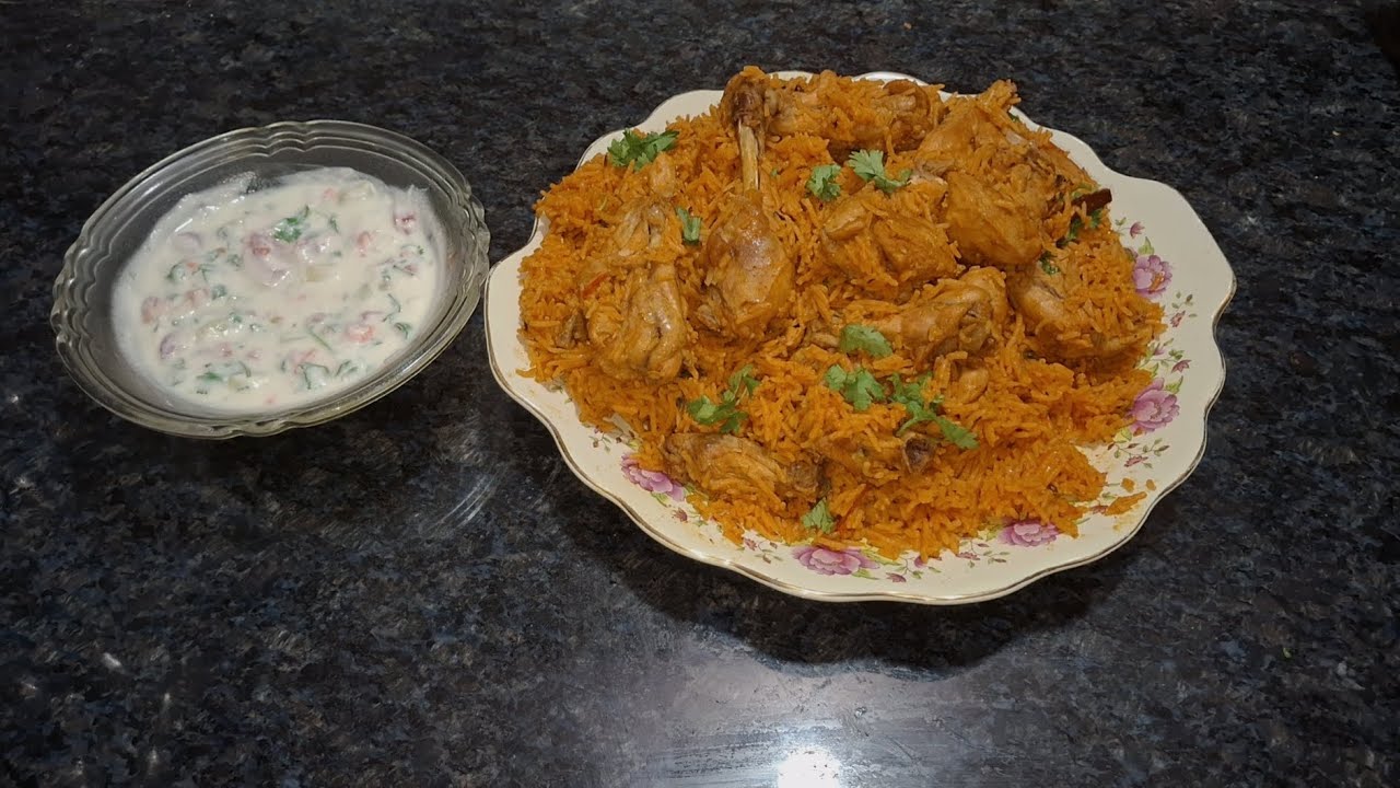 Hyderabadi chicken tahari recipe