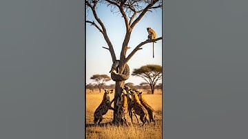 Hyena an python #love #animals