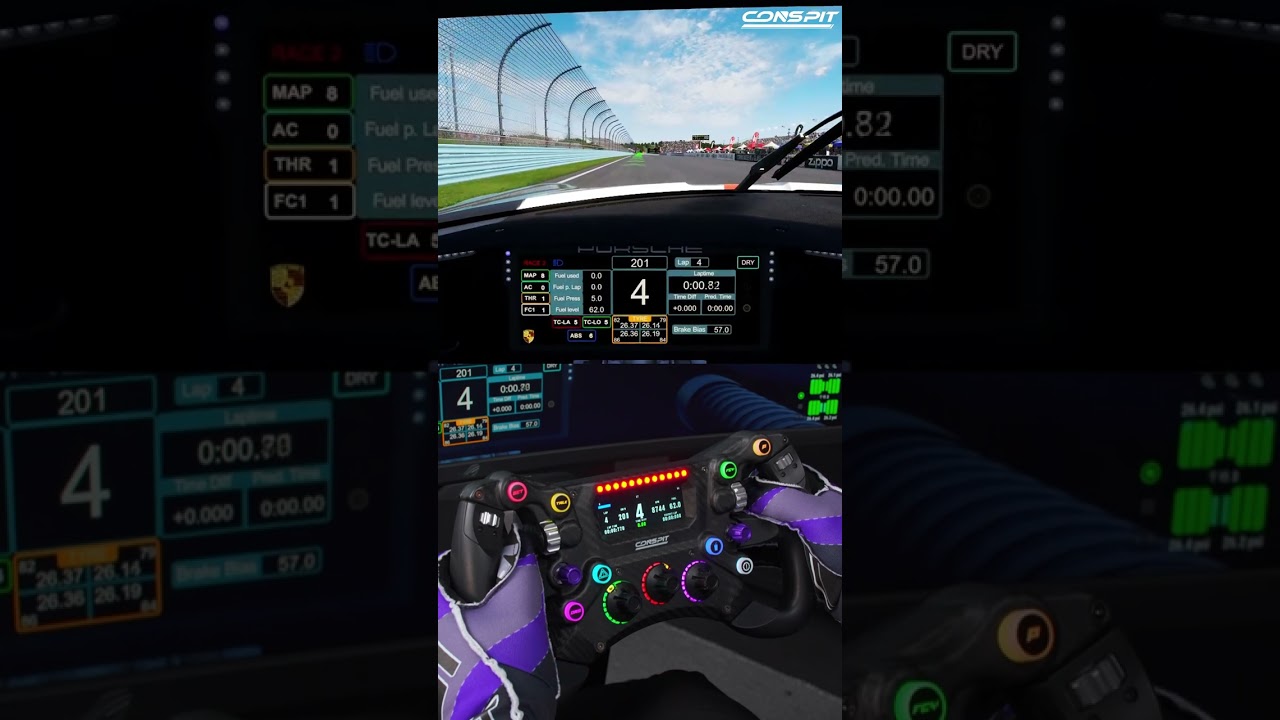 🎮 CONSPIT 300 GT — Multifunction Sim-racing Wheel