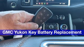 2021 GMC Yukon Key fob battery replacement