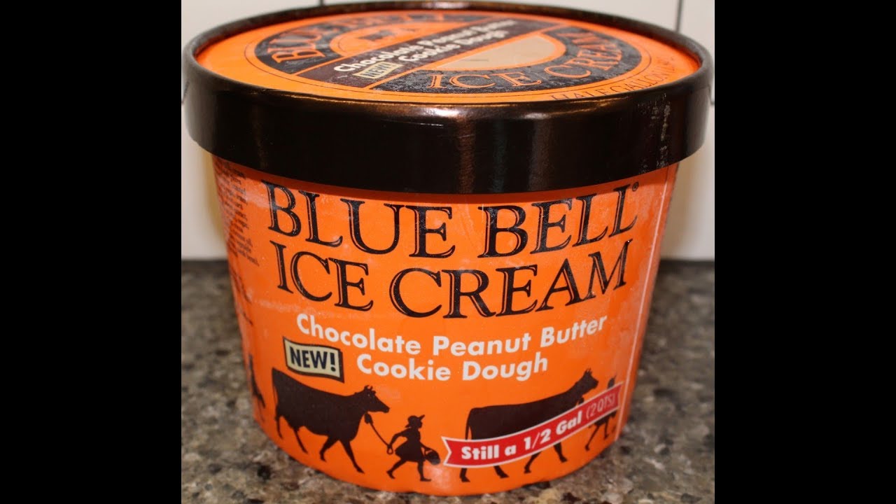Blue Bell Chocolate Peanut Butter Cookie Dough Ice Cream Review YouTube Blue bell chocolate peanut butter cookie dough ice cream review youtube