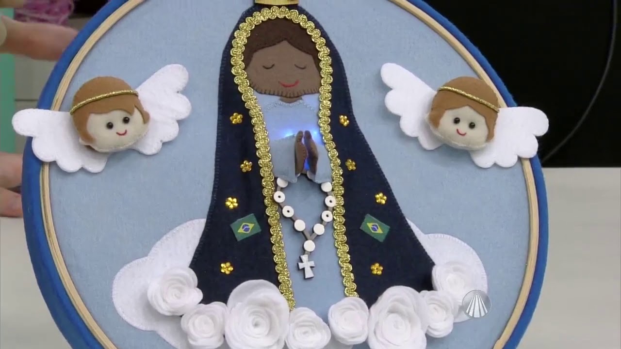 Quadro Nossa Senhora Aparecida no Bastidor