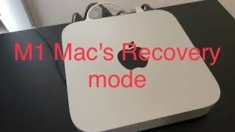 How to boot into recovery mode on M1 Chip Mac
