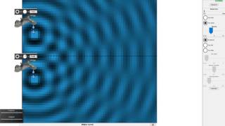 Water waves simulation 5