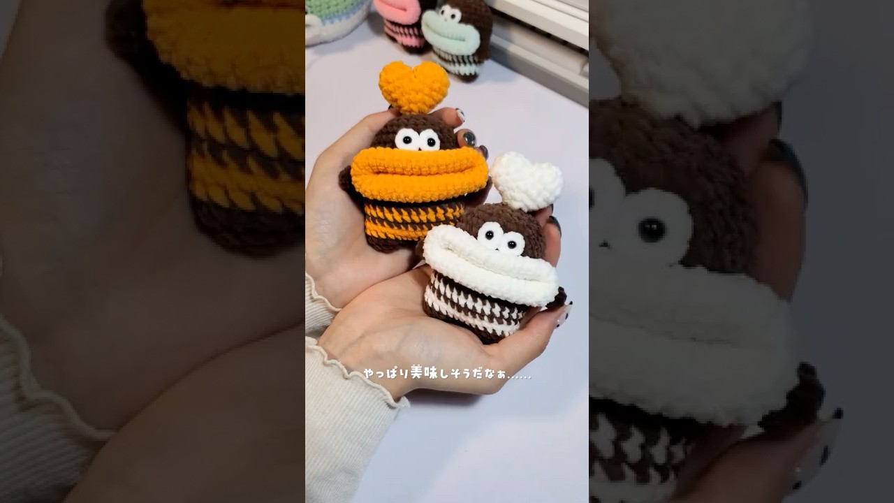 Making Valentine's Mon-chan Part 2 #Chopstick Monster #Crochet